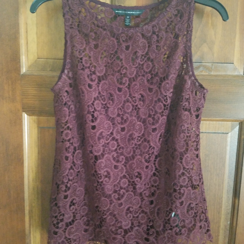 White House Black Market sleeveless top